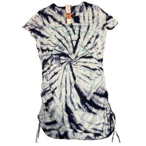 PINK VICTORIA’S SECRET BLUE TIE DYE BEACH COVER UP